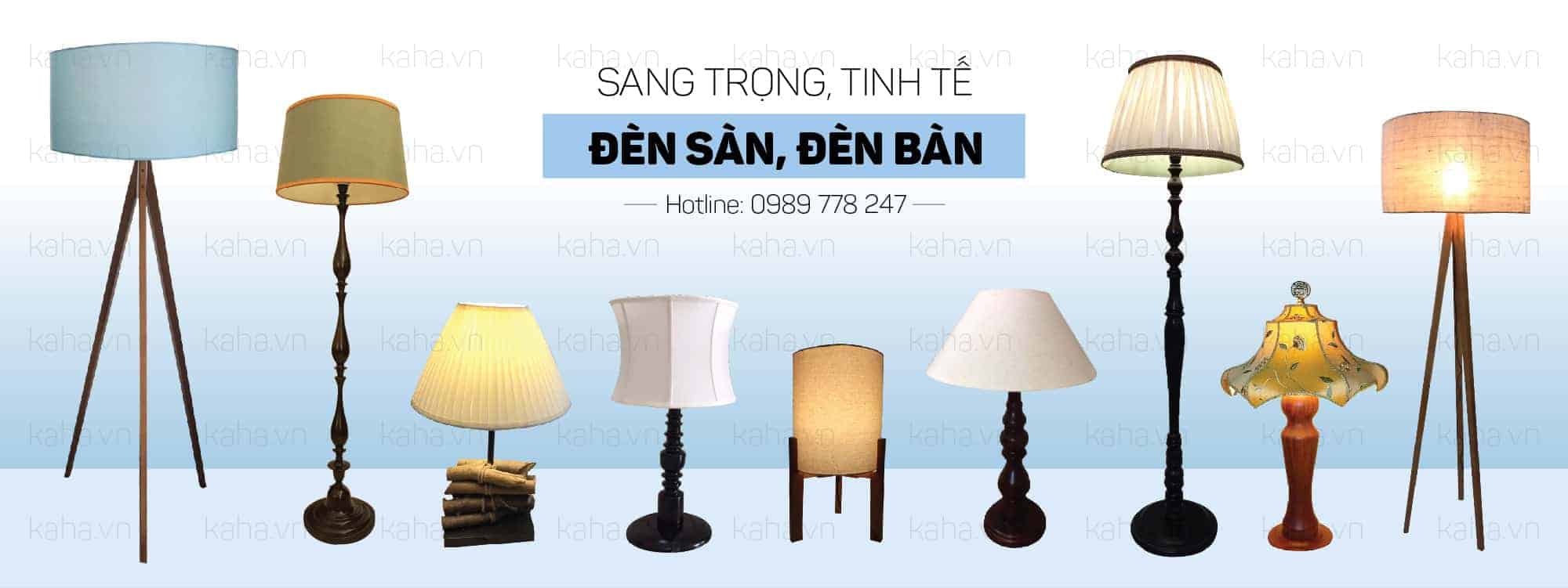 Đèn bàn chao vải lụa be trang trí phòng ngủ phong cách Scandinavian