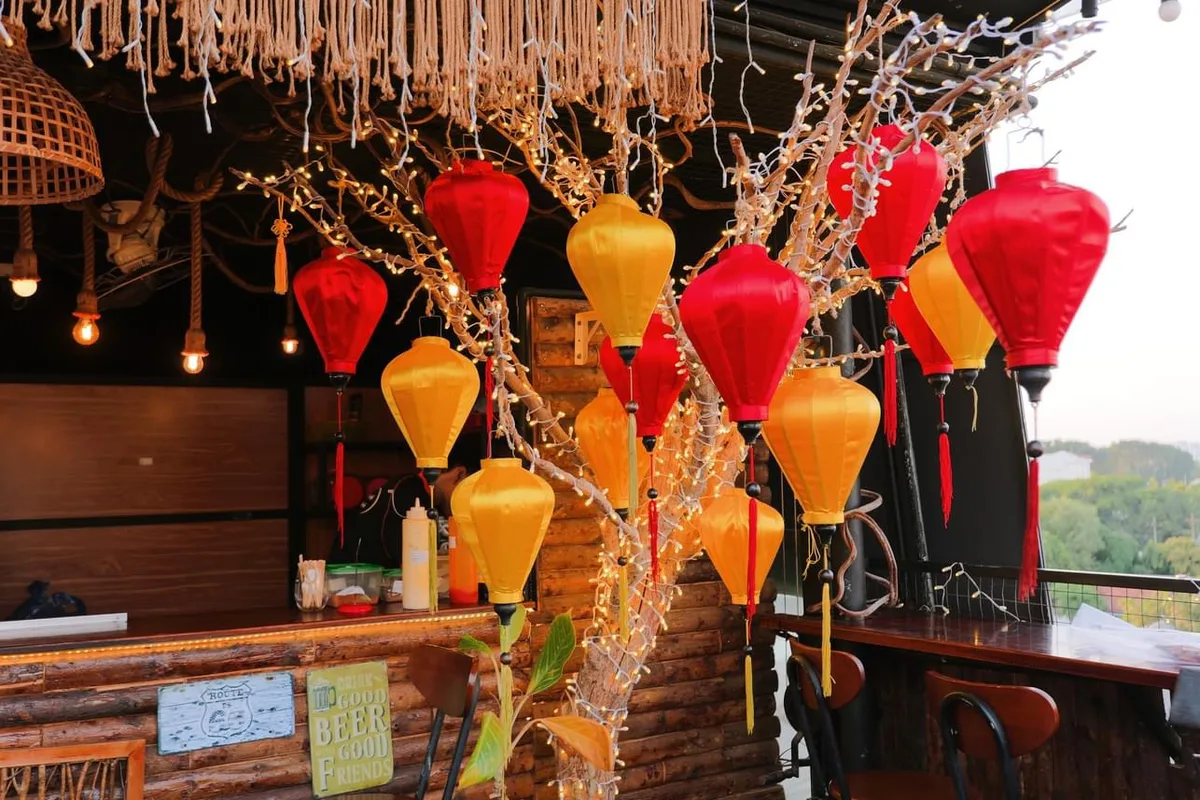 Đèn Vải Trang Trí Nhà Hàng, Cafe — Tạo Điểm Nhấn Thương Hiệu