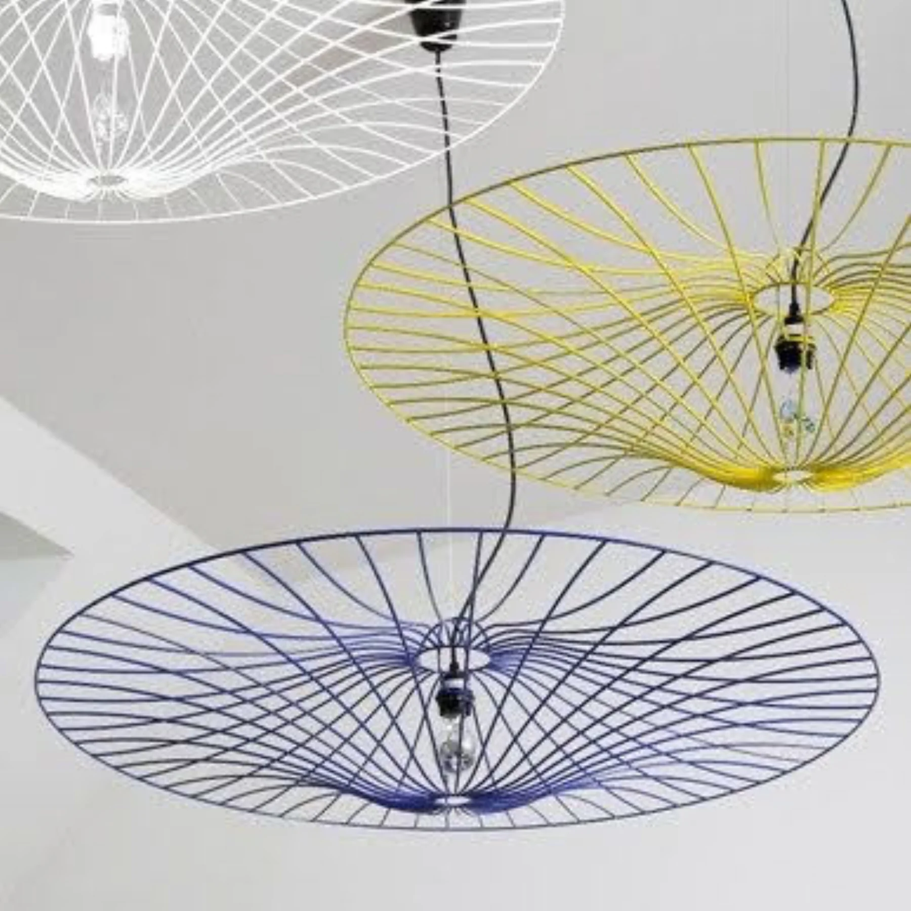 Đèn đĩa bay vải nhăn KH-DTR004
