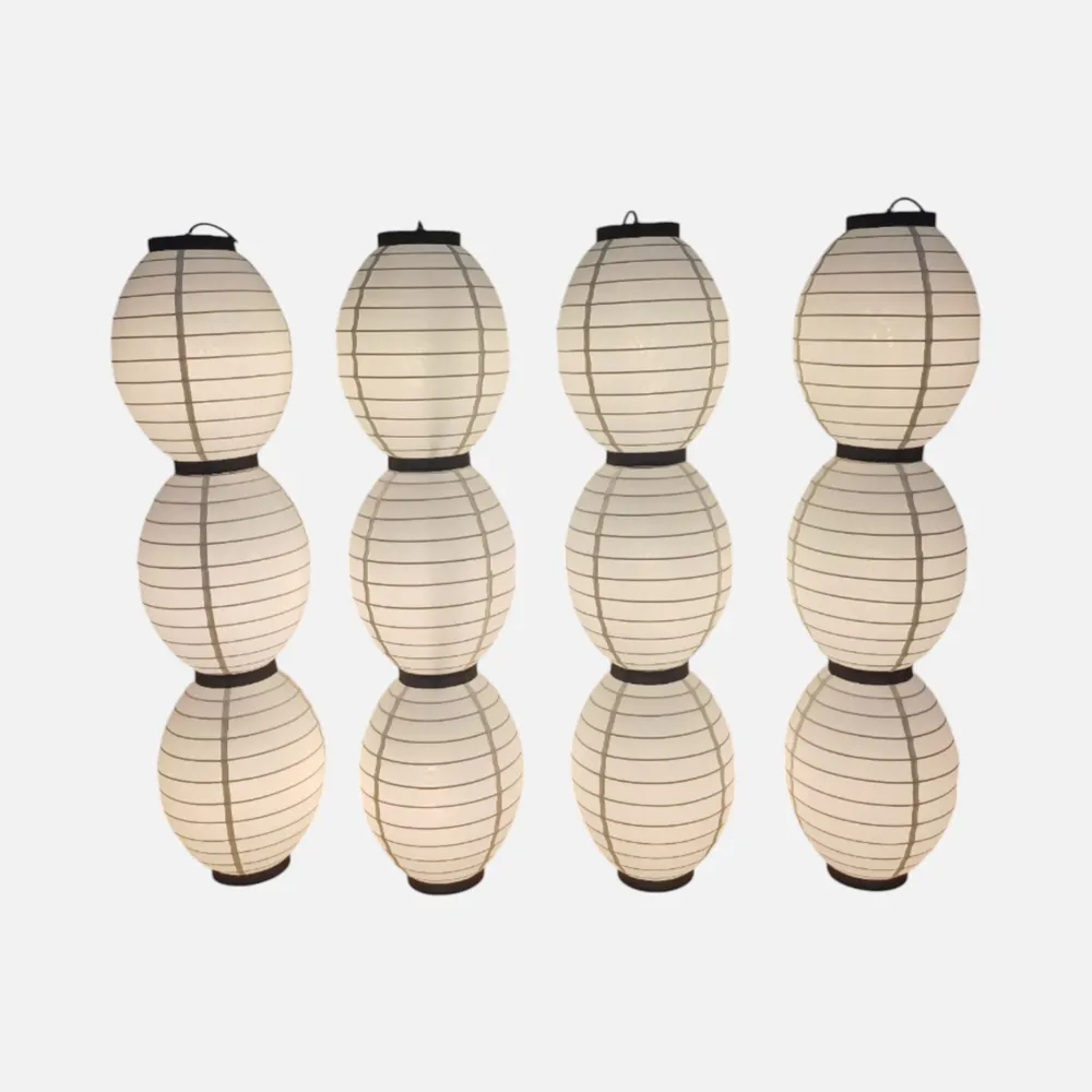 Đèn vải đĩa bay vòng trụ vẽ hoa KH-DTR062