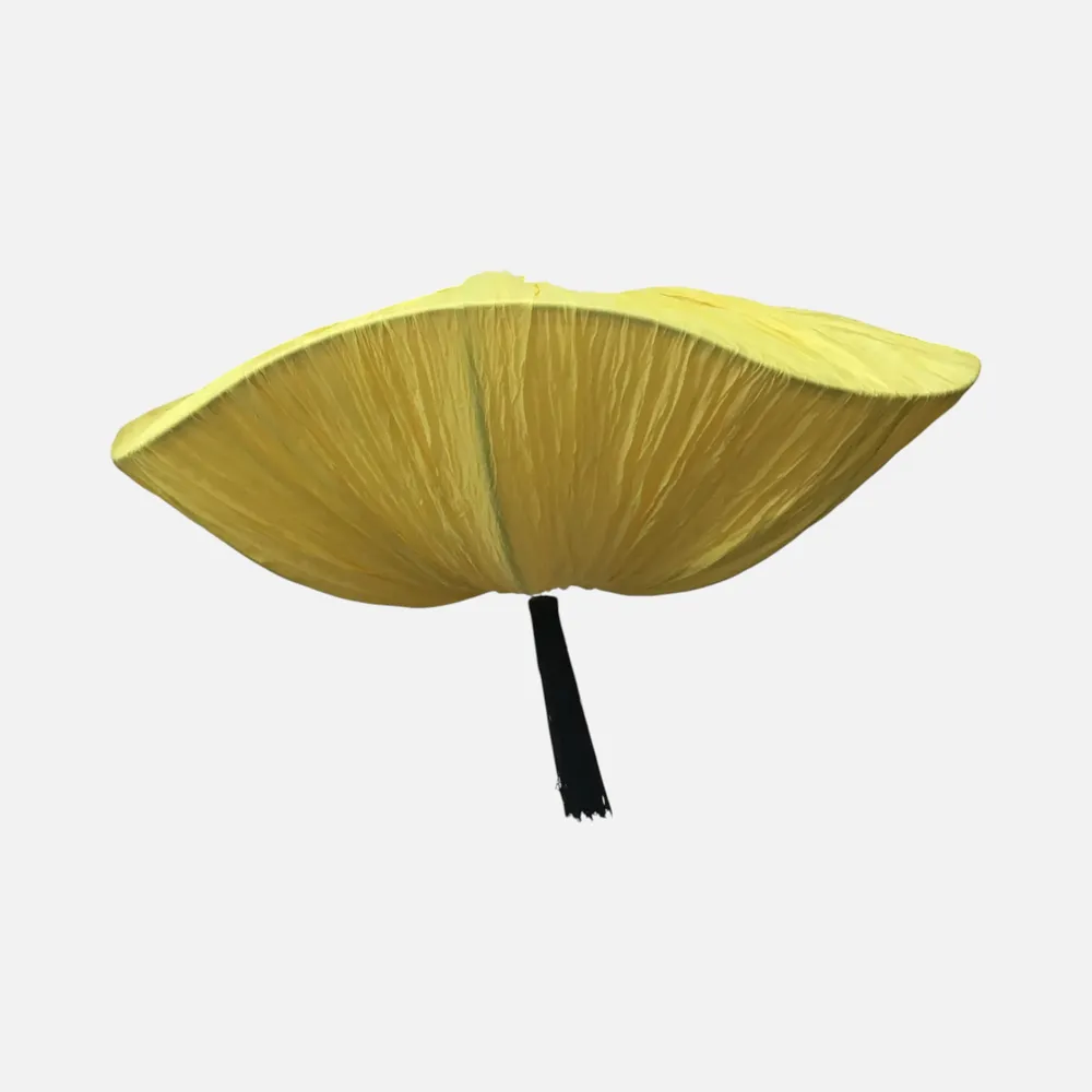 Đèn vải dù ngược vẽ hoa KH-DTR063