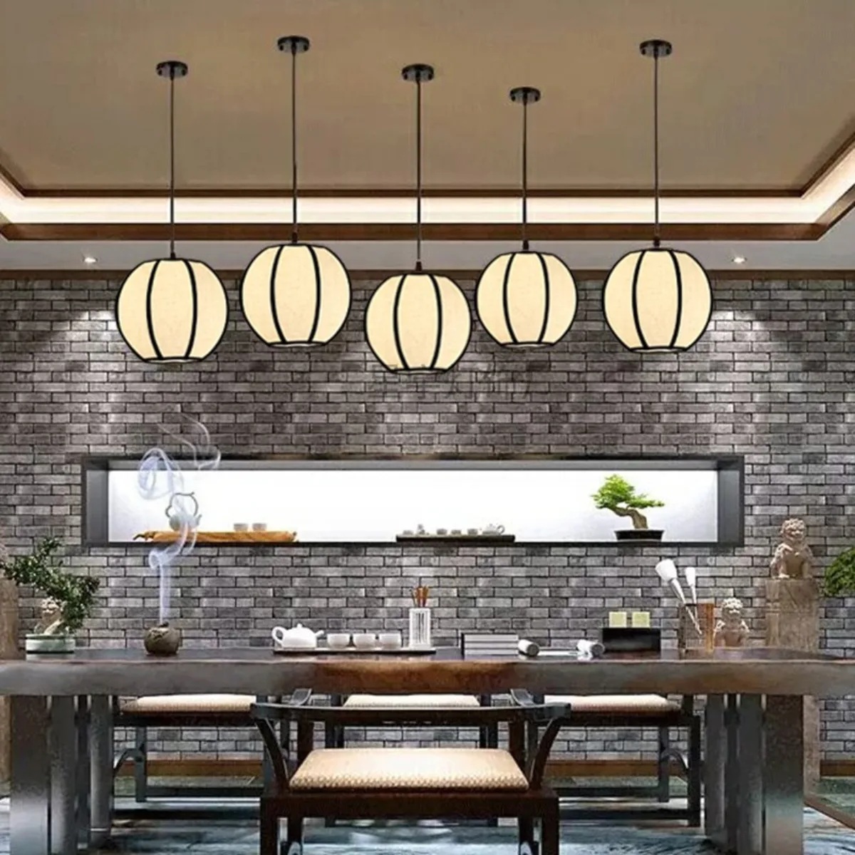 Đèn vải tròn — dàn đèn thả dáng lồng đèn tròn Denvai Hà Nội Đèn vải tròn — dàn đèn thả dáng lồng đèn tròn Denvai Hà Nội